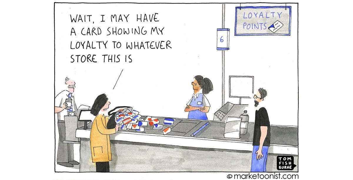 Tom Fishburne on Twitter: "“Brand Loyalty” - a cartoon from 2012, one of the  200 in my new book https://t.co/DHJd9mzKyl #marketing #cartoons  https://t.co/5QlhwmB6J8" / Twitter