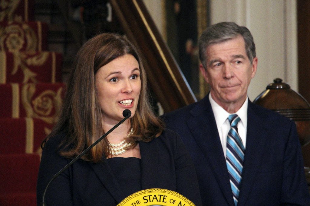 Roy Cooper, Allison Riggs | The North State Journal