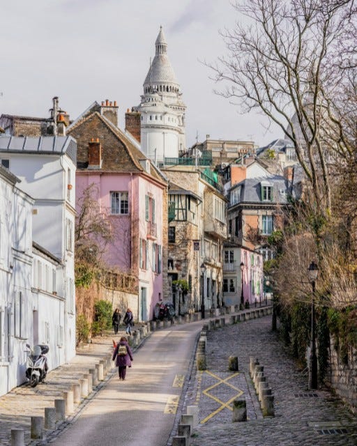 May be an image of 5 people, street and Sacré-Cœur