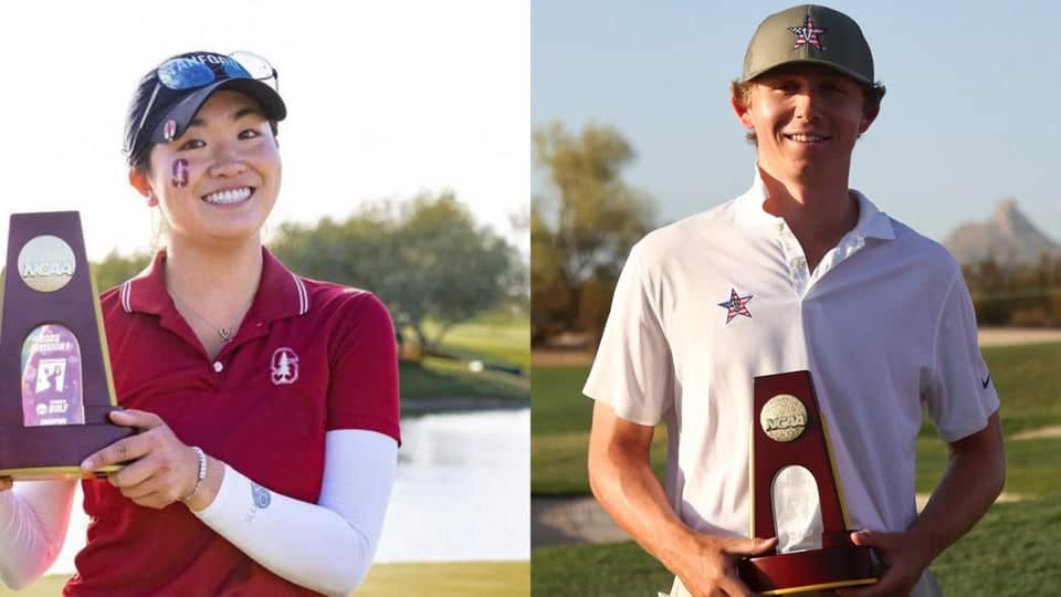 Rose Zhang and Gordon Sargent won the individual NCAA championships as freshmen