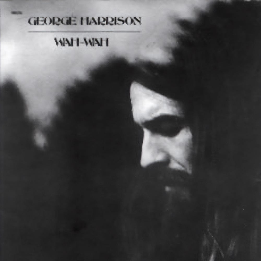 The single cover to "Wah-Wah" by George Harrison