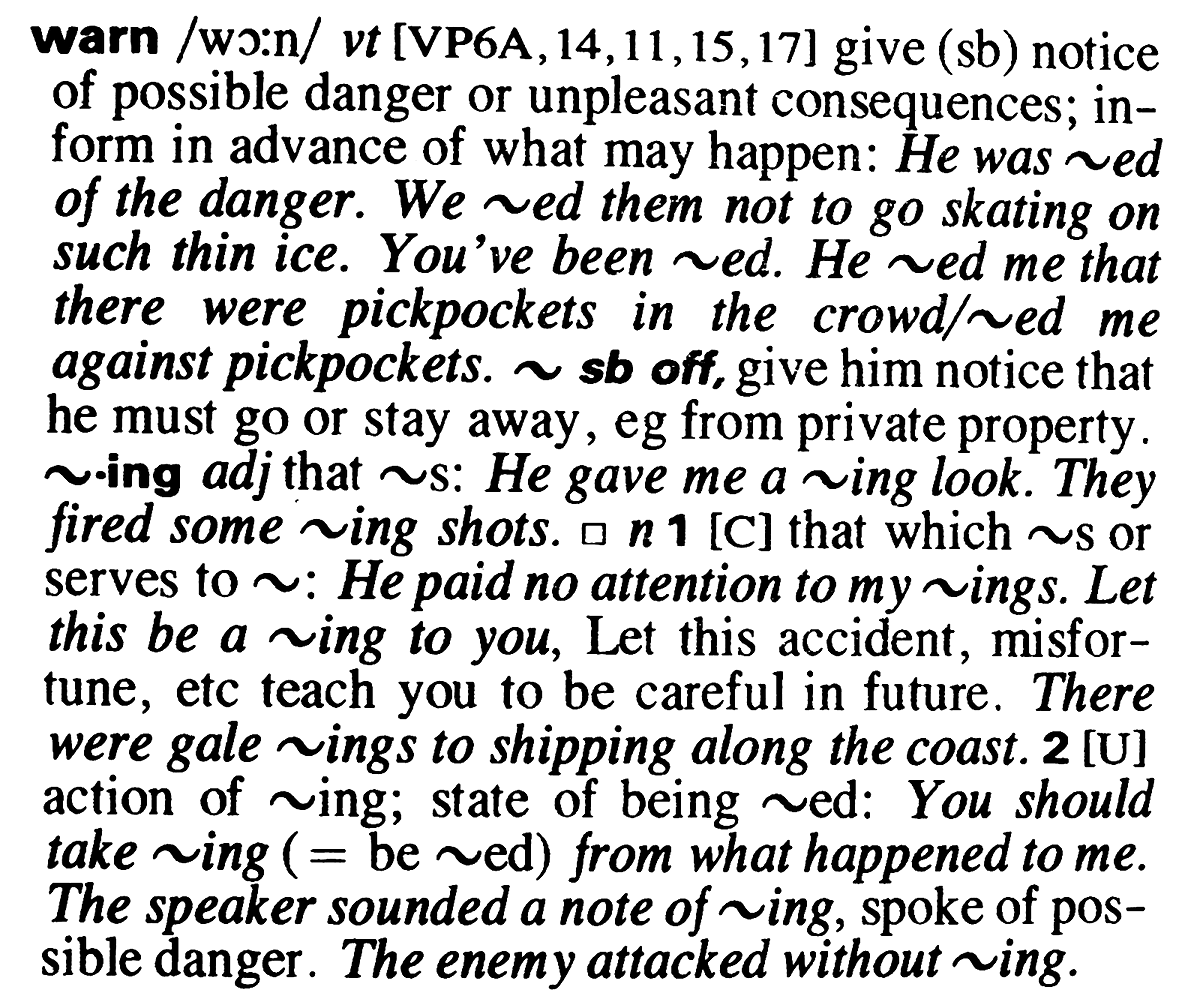 Anthony Paul Cowie, A. C. Gimson, and Albert Sydney Hornby, Oxford Advanced Learner’s Dictionary of Current English (Oxford University Press, 1980) Anthony Paul Cowie, A. C. Gimson, and Albert Sydney Hornby, Oxford Advanced Learner’s Dictionary of Current English (Oxford University Press, 1980)
