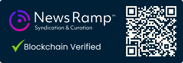 Blockchain Registration, Verification & Enhancement provided by NewsRamp™