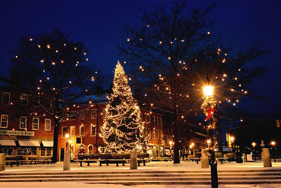 Christmas in New England Photograph by Lee Yeomans - Pixels