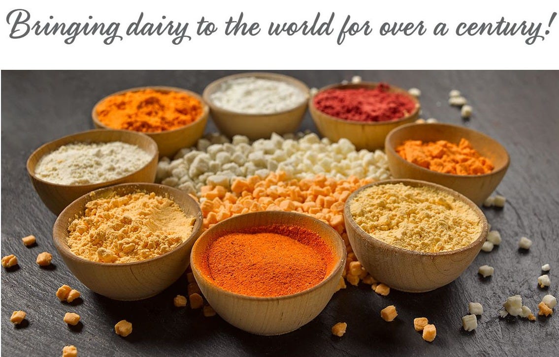 Powdered dairy products Powdered dairy products