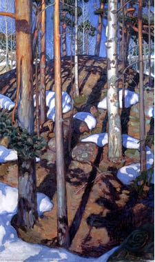 Museum Art Reproductions Spring at Kalela, 1900 by Akseli Gallen ...