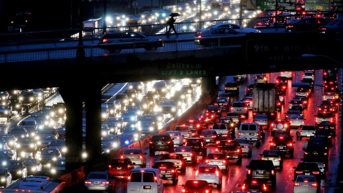 No surprise here: Los Angeles is the world's most traffic-clogged city,  study finds - Los Angeles Times