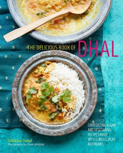 Book cover for delicious book of dhal