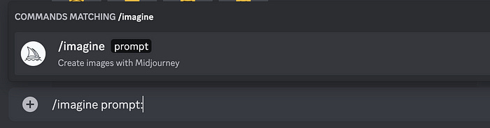 Screenshot of the prompt format in Discord