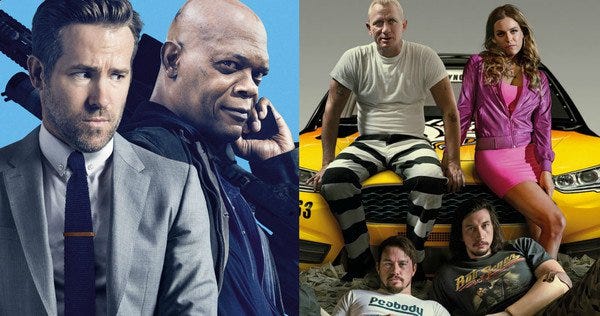 hitman vs logan lucky winner box office