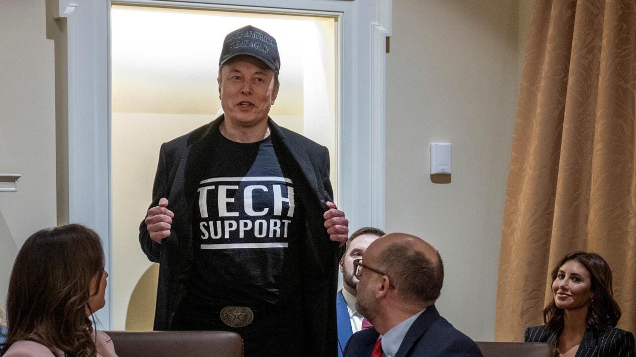 Musk gets star turn at first cabinet meeting of Trump's second term
