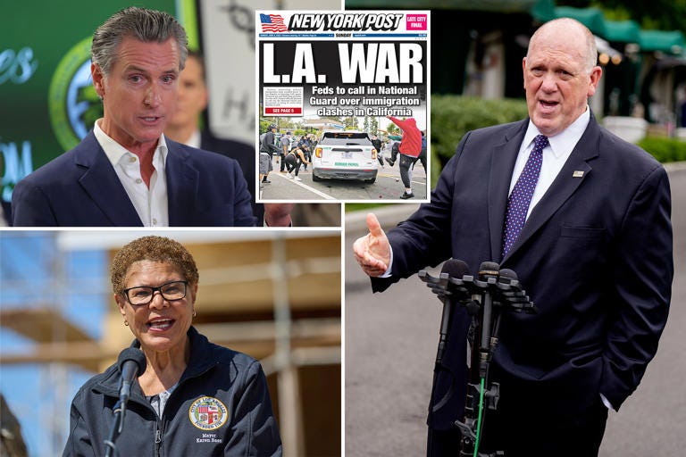 Gov. Gavin Newsom, LA Mayor Karen Bass could face federal charges over ...