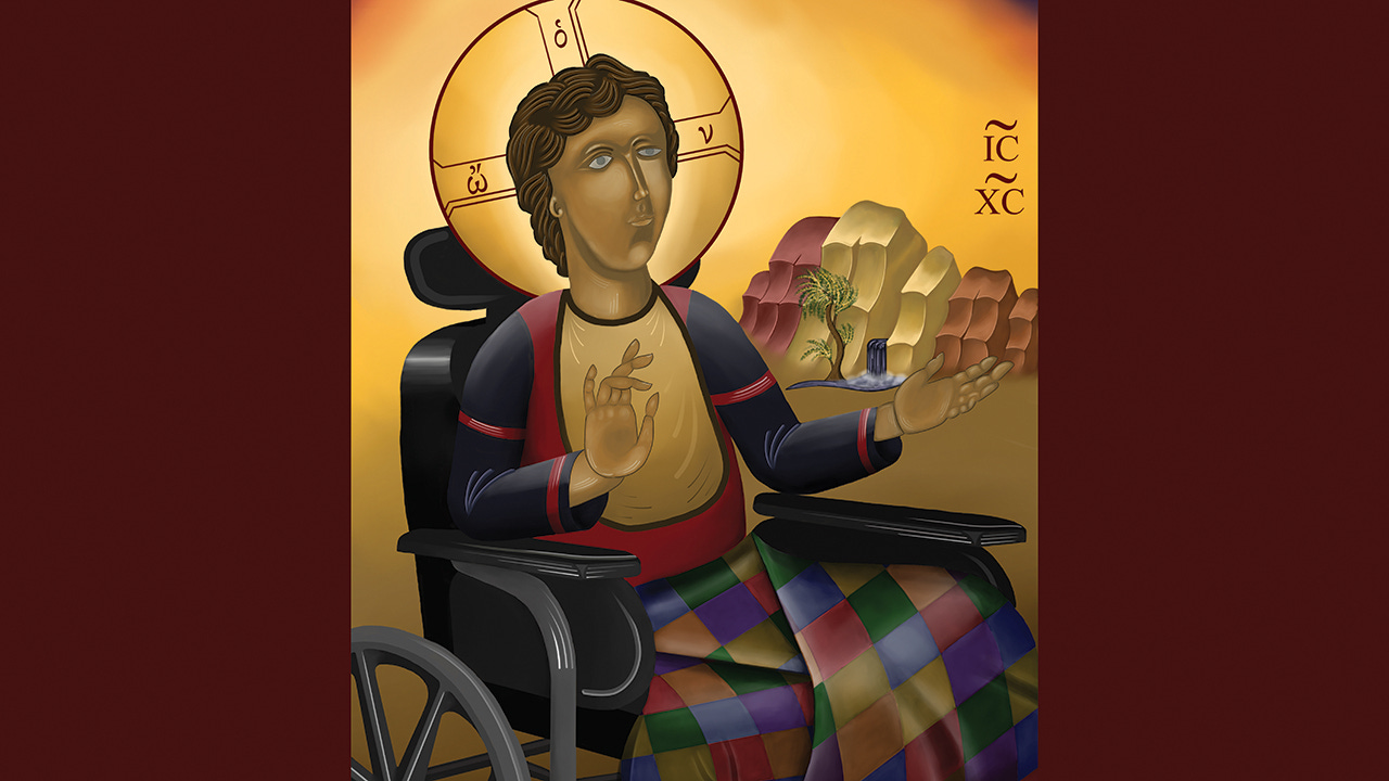 “Christ of the Wheelchair” by Derek Yoder