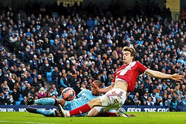 manchester city loses to middlesbrough fa cup fourth round 2015 images