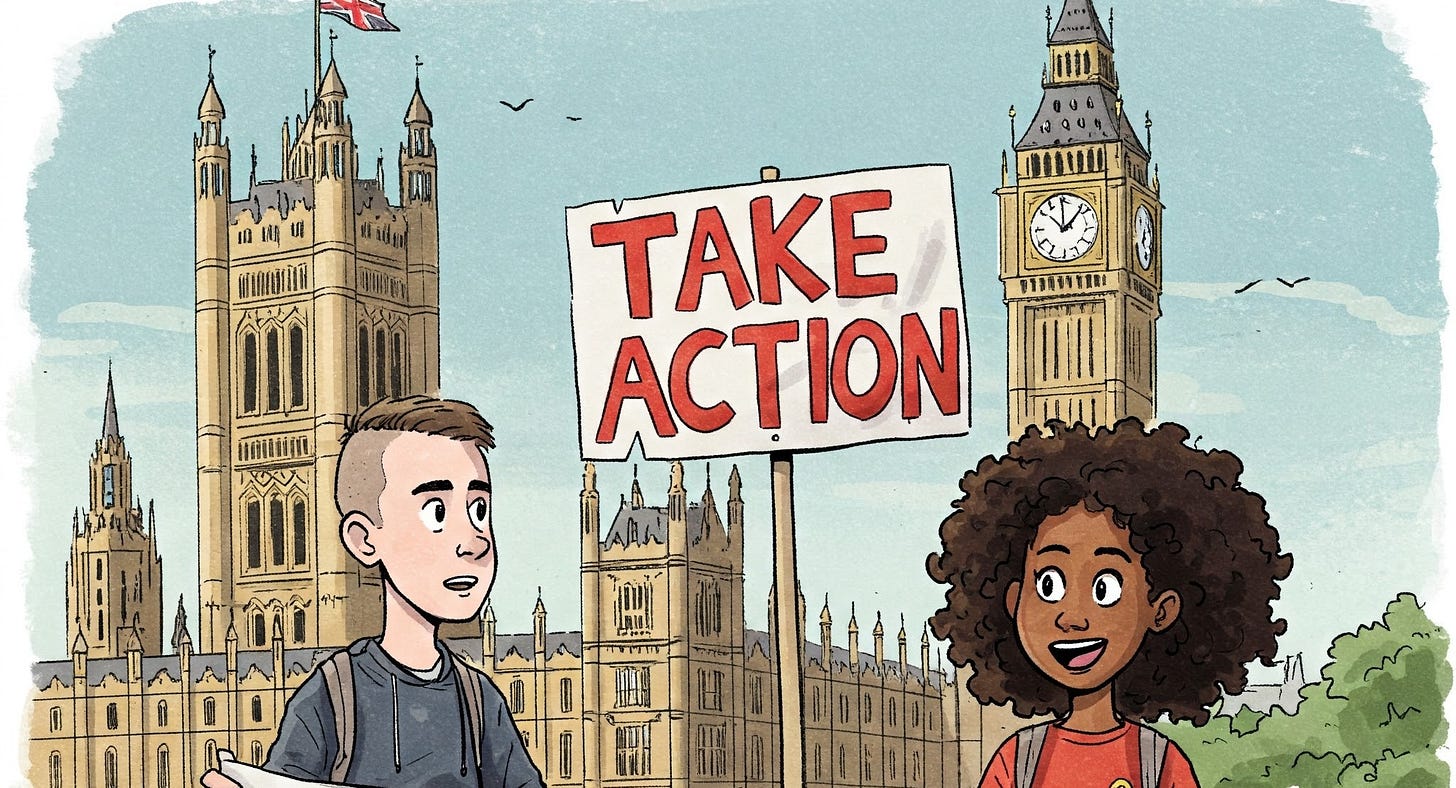 take action