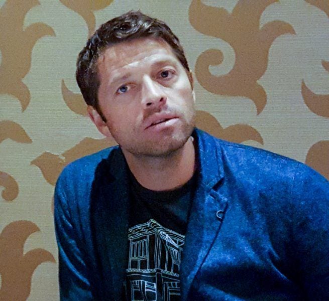 misha collins supernatural comic con press movie tv tech 768x704