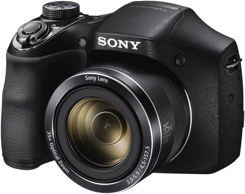 Sony Cyber-shot DSC-H300 digital camera with 35x optical zoom lens.