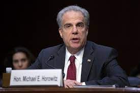 IG Michael Horowitz revealed corruption and other commentary