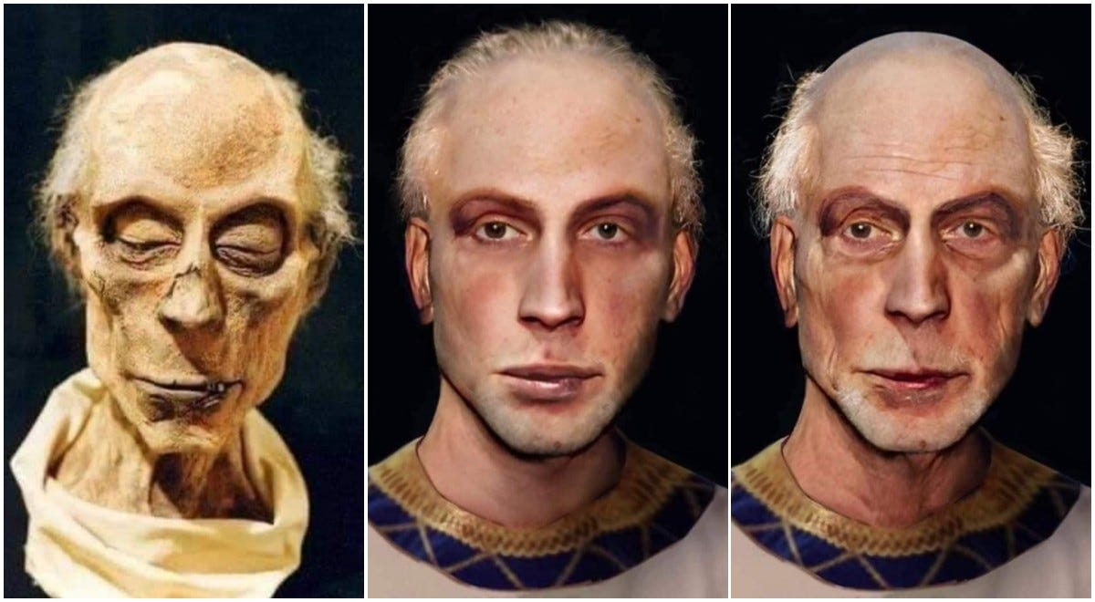 Face Reconstruction of Ramses II, Based on the Pharoah's Mummy ~ Vintage  Everyday