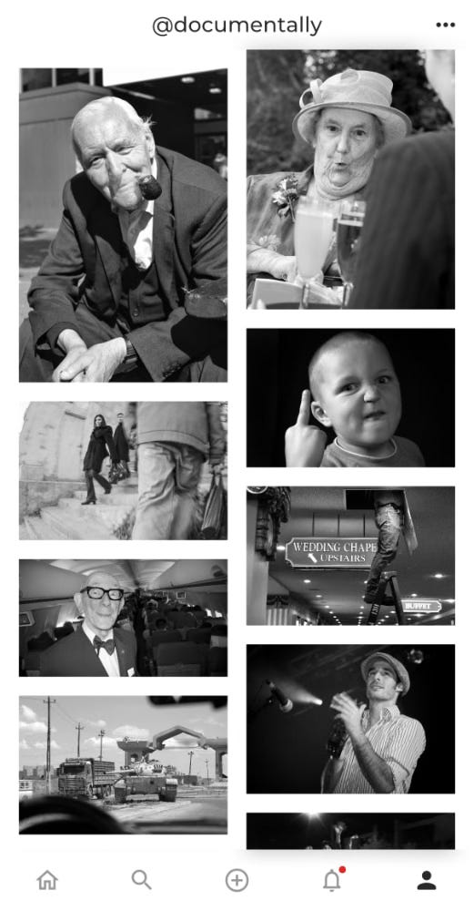 A screen grab of my account in the foto app