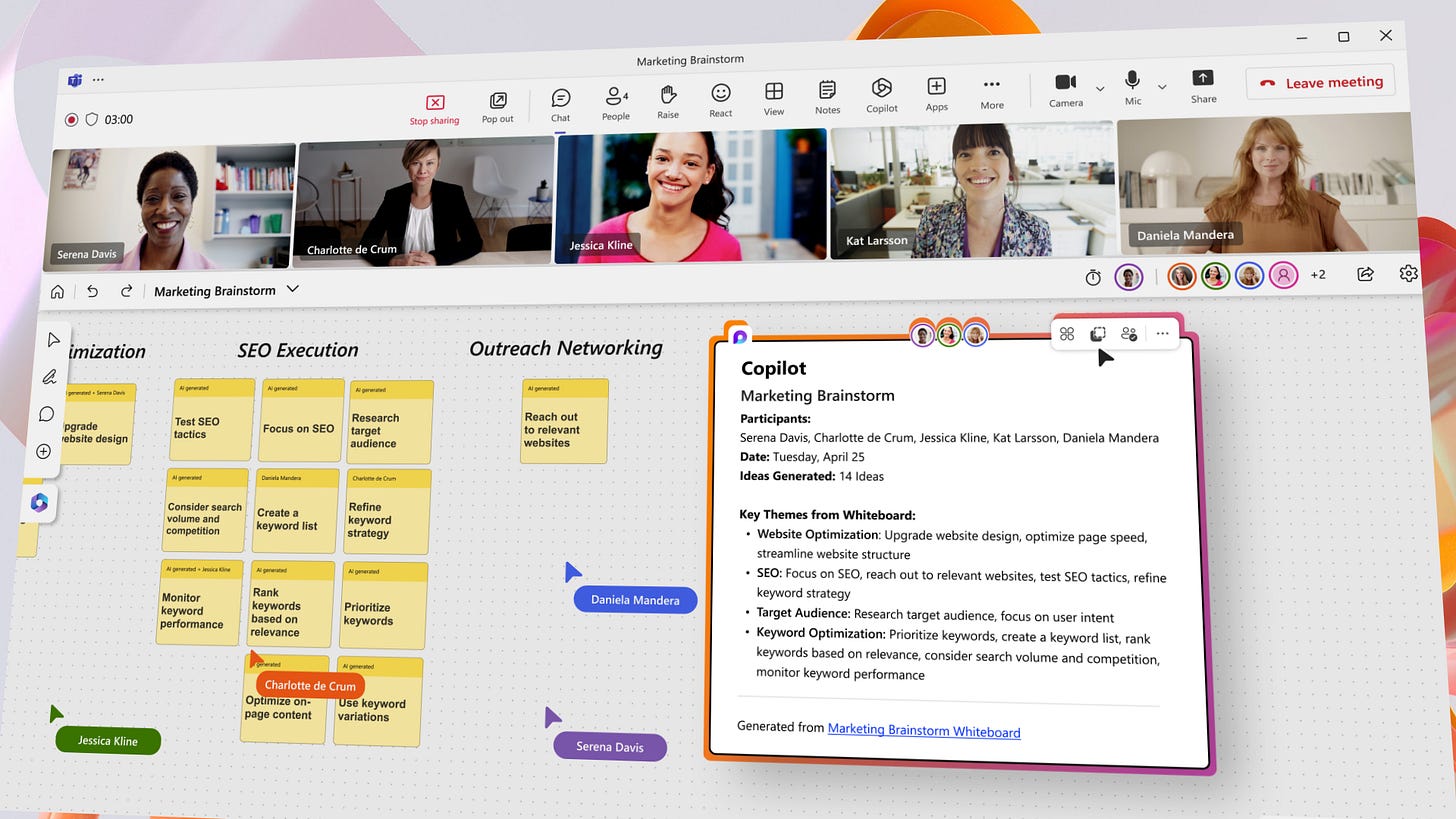 Screenshot Microsoft 365 Copilot