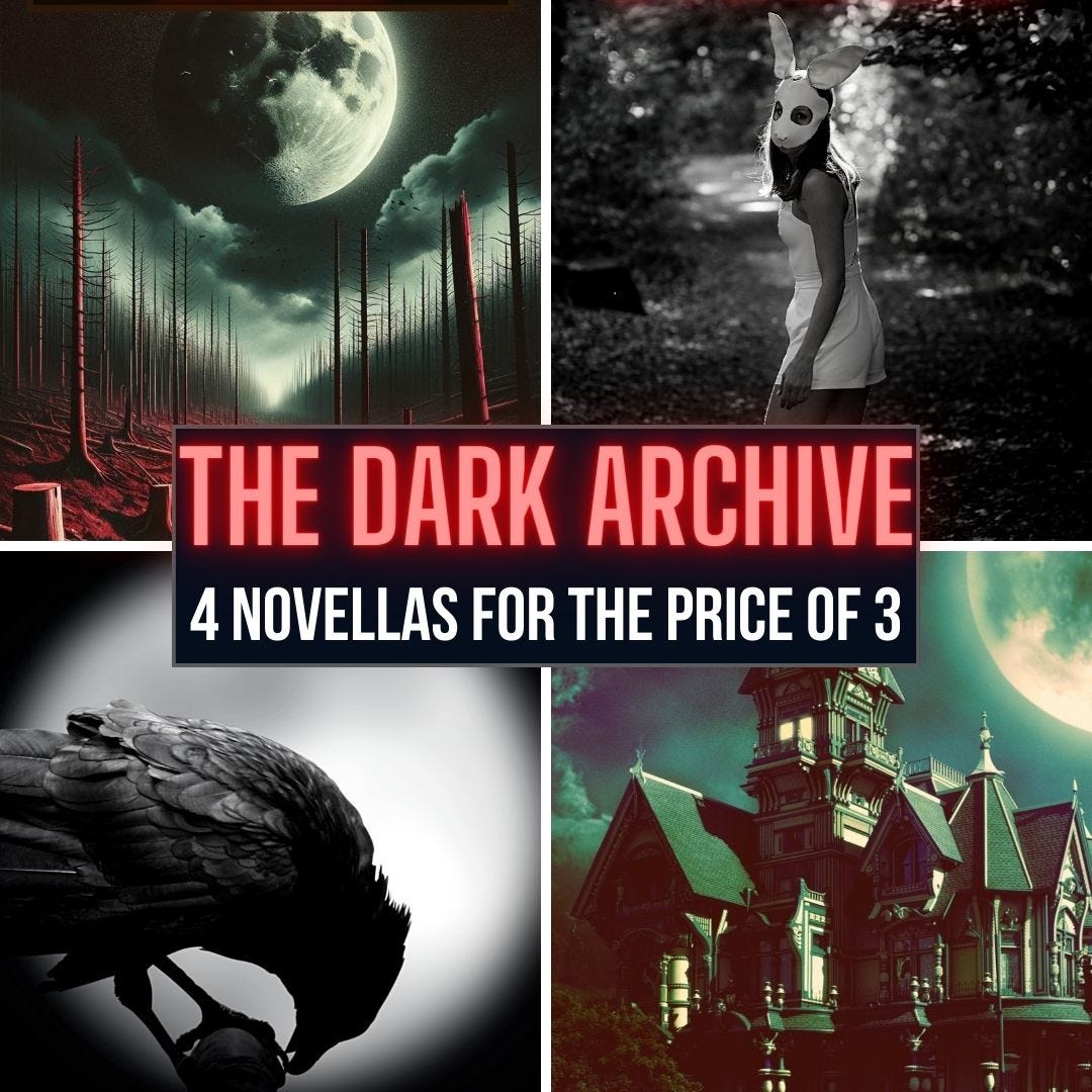 Image of The Dark Archive | 4 Novellas for the price of 3 | Paperback Bundle