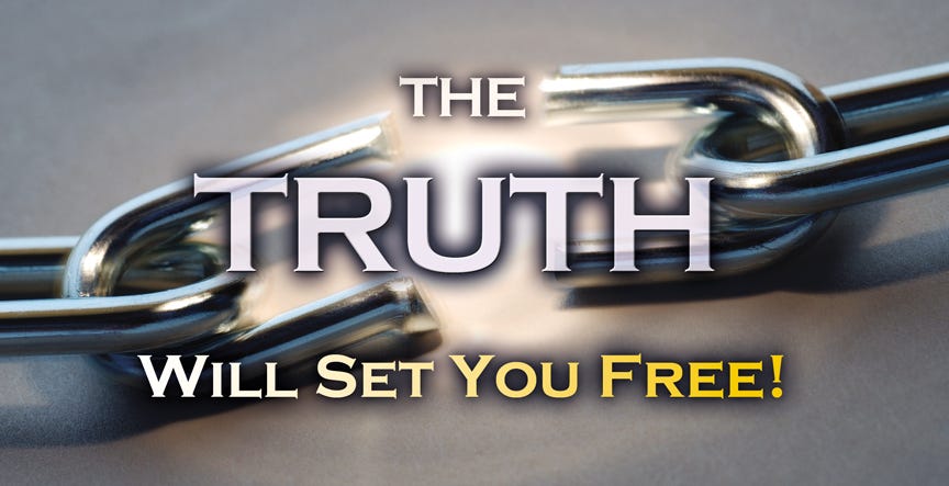 The Truth Will Set You Free - 4'x8′ One-Sided Banner - HOPESource