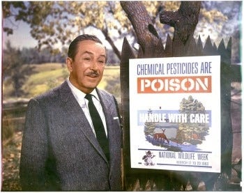 Walt Disney participating in a Public Service campaign about the ...