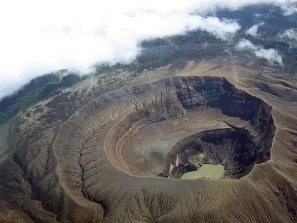 What is a volcanic crater like? - Quora