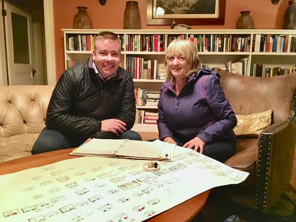 Meeting my cousin Linda Cundiff in October 2017 Meeting my cousin Linda Cundiff in October 2017