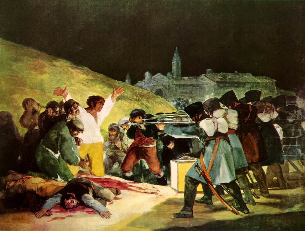 Francisco Goya: 'The Executions of the Third of May, 1808', 1814 – Personal  Interpretations