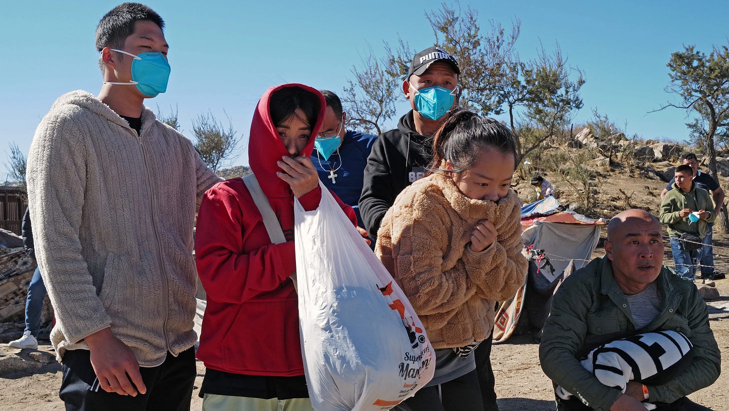 Chinese migrants increasingly come to the U.S. via Mexico's border