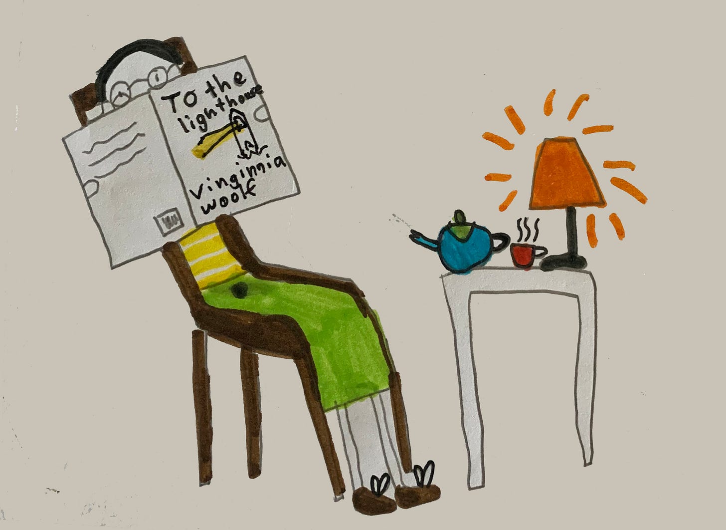 Reading 'To the Lighthouse'