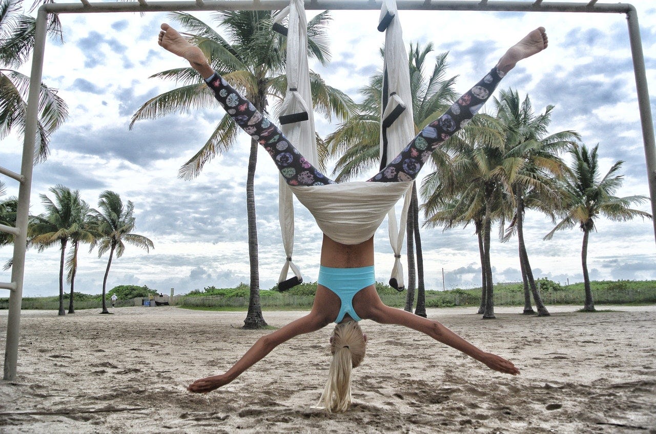 Aerial Yoga 2019 hottest fitness trends products