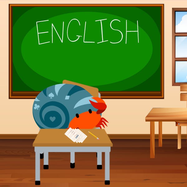 English exam hermit crab essay