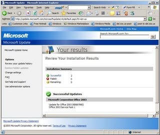 Microsoft Update Microsoft Update