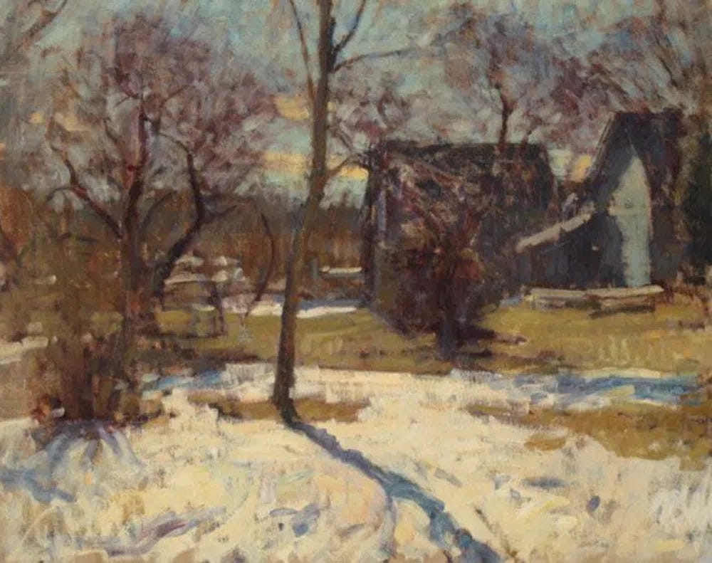 Ben Fenske | Plein Air Painting in Winter | Artists Network