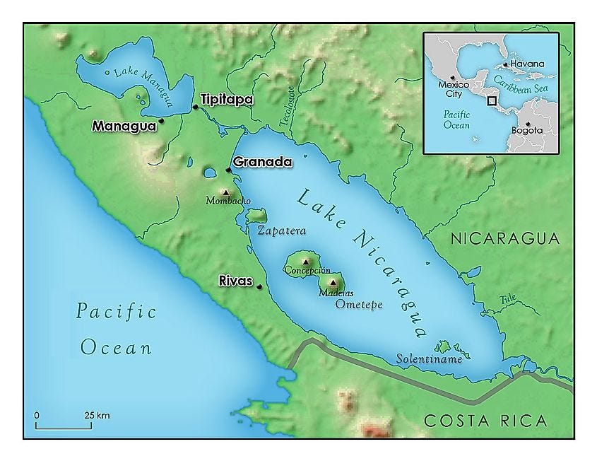 Lake Nicaragua - WorldAtlas