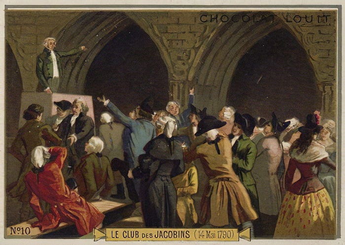 The Jacobin Club, French Revolution, 14 May 1790