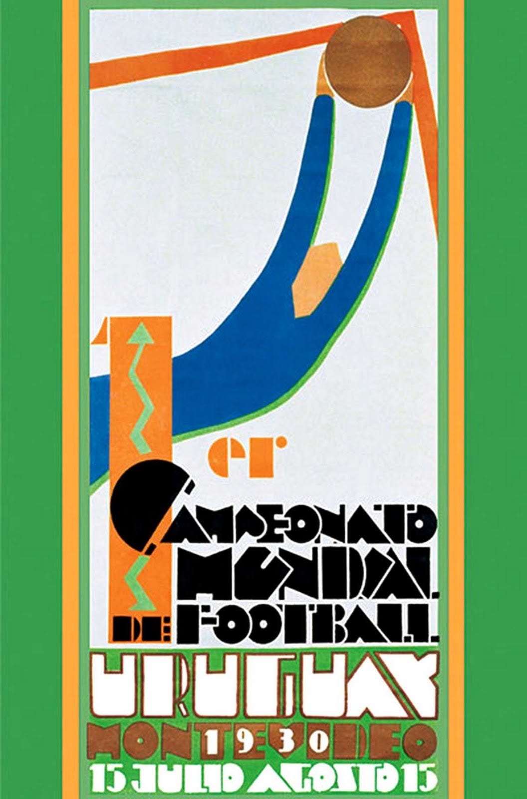 1930 FIFA World Cup Poster Public Domain Clip Art Photos and Images