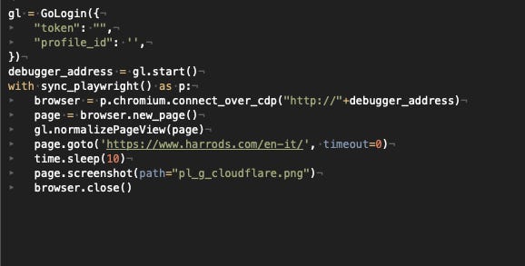 Playwright with GoLogin