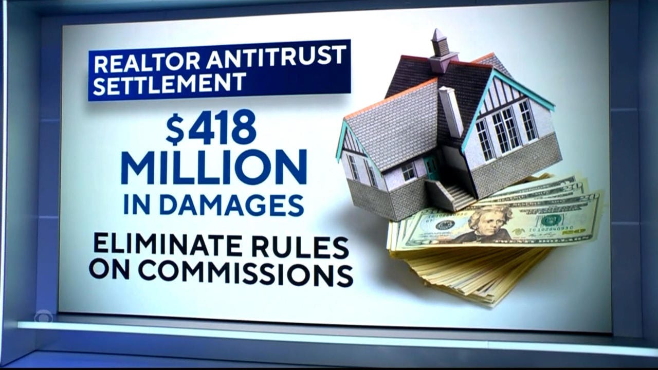 National Association of Realtors to cut commissions to settle lawsuits.  Here's the financial impact. - CBS News