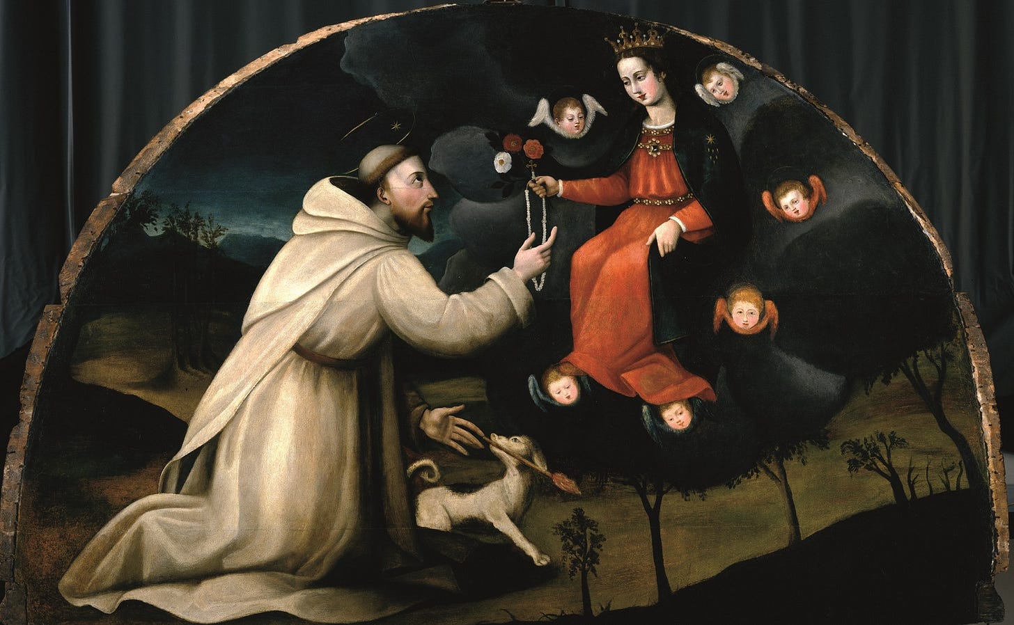 Saint Dominic receives the Rosary — Advancing Women Artists