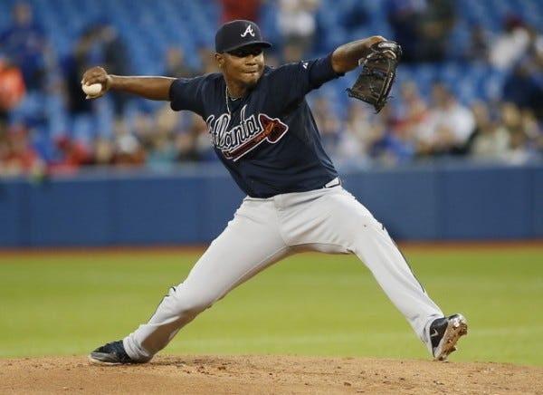 atlanta braves julio teheran top man winner week 1 nl mlb baseball 2015