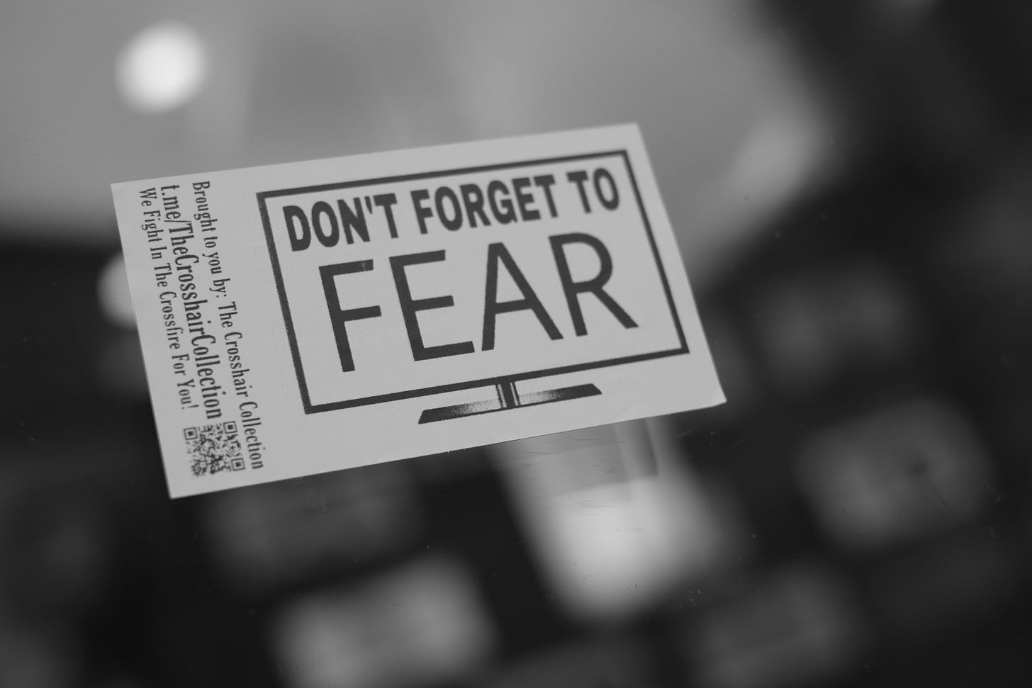 Don't forget to FEAR
