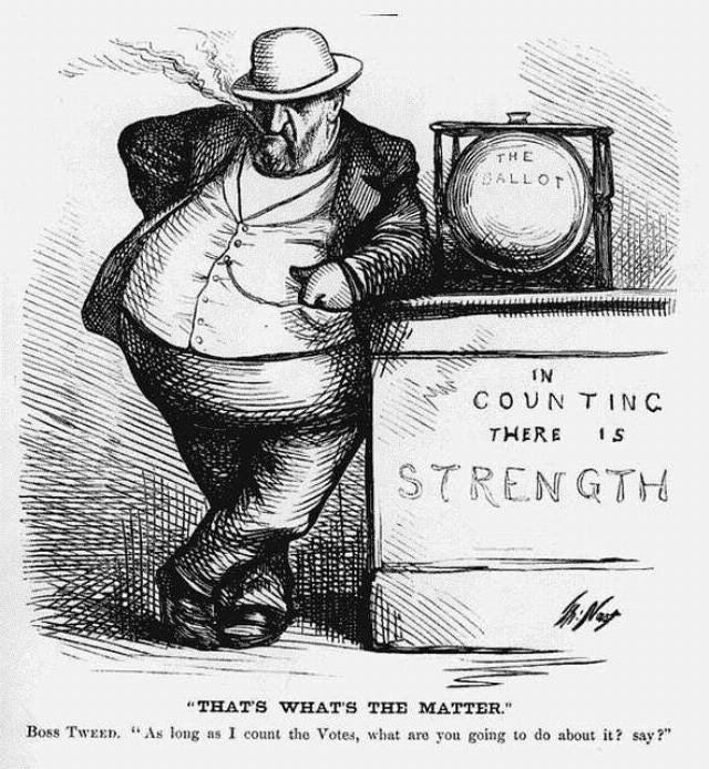 William “Boss” Tweed (1823-1878) was, of course, a Democrat