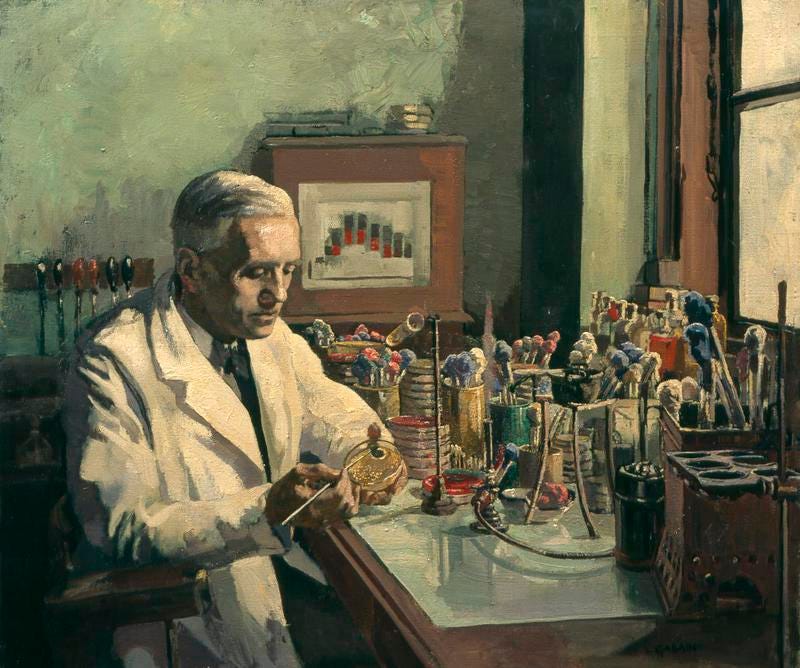 File:Sir Alexander Fleming, Frs, the Discoverer of Penicillin Art.IWMARTLD4217.jpg  - Wikimedia Commons