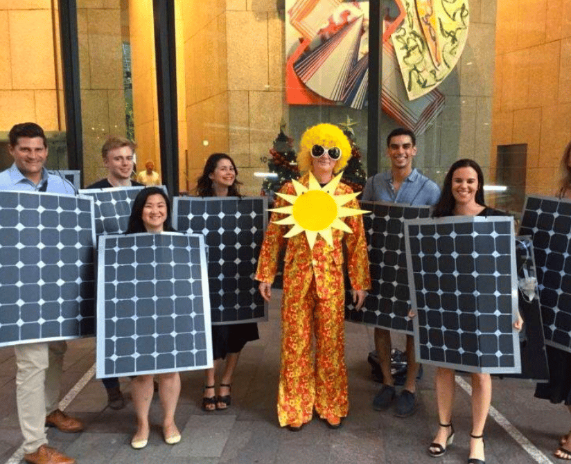 Making renewable energy less scary - solar panel Halloween costumes