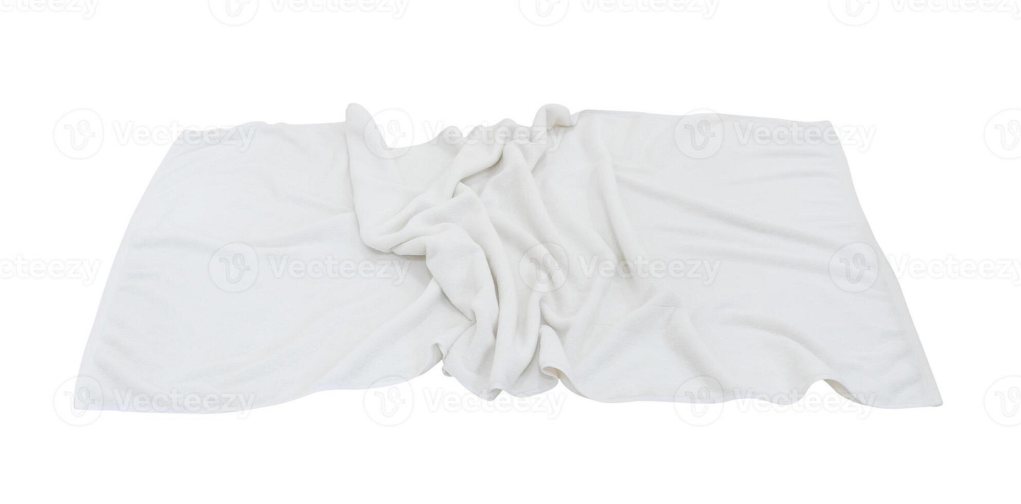 White crumpled towel isolated on white background with cllipping path  26394967 Stock Photo at Vecteezy