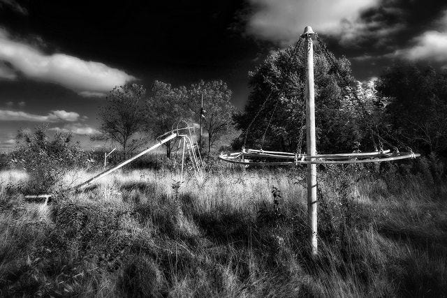 Abandoned Playground in Rural Indiana
